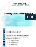 Aliran Pada Saluran Tertutup - Pertemuan 3 PDF