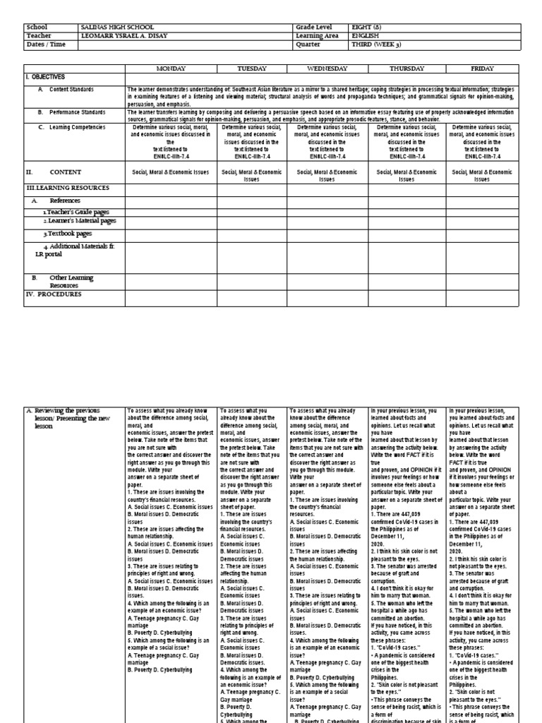 GRADE 8 MODULE 3RD QUARTER ENGLISH visual data 2