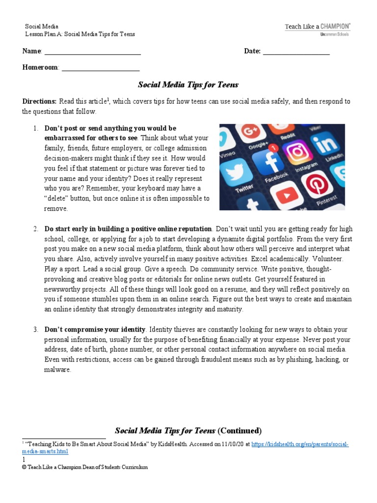 Social Media Tips For Beginners