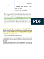 Predictors of School Affective Engagement During Elementary School A Systematic Reviewanalise Psicologica