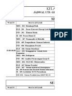 Jadwal UTS & UAS Genap 2021-2022