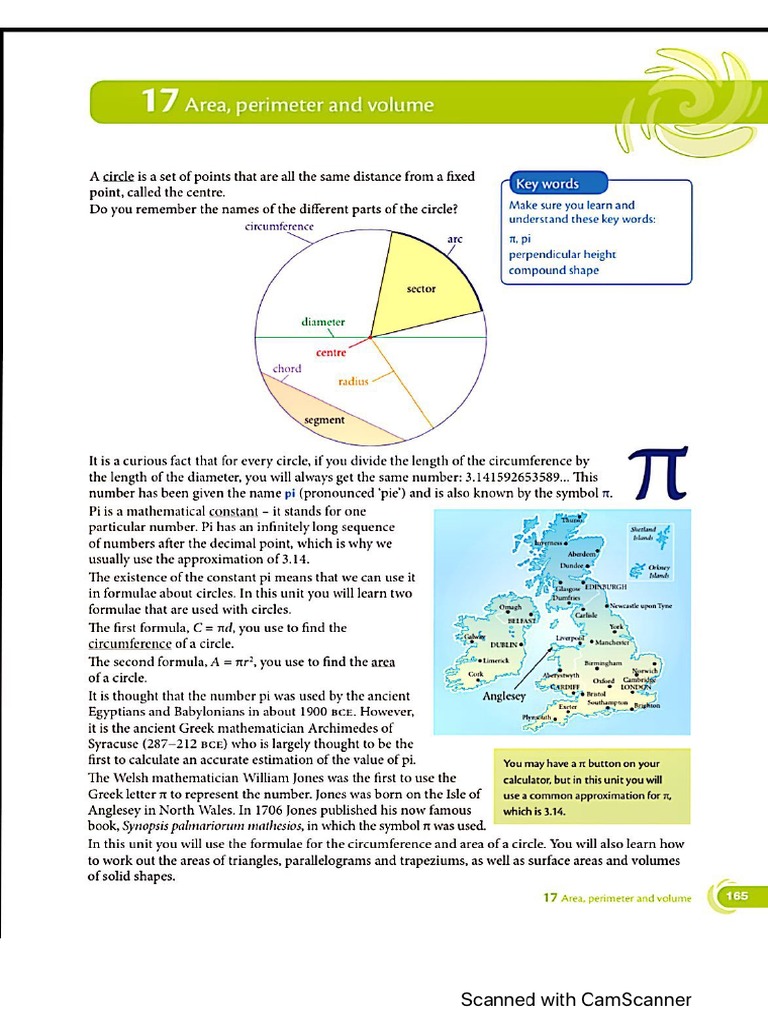 Unit 17 Area, Perimeter and Volume Book | PDF