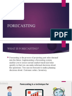 Forecasting