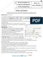 Chimie: (07 Points)