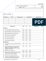 Checklist for Isometric Drawings