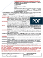 Formulário Casamento Civil 2022 PDF