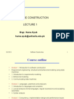 Lecture 1 of Software Construction