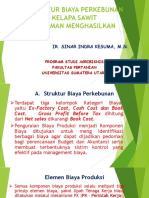 Pertemuan V Struktur Biaya Perkebunan Kelapa Sawit T.M