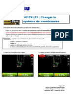 KOMATSU - D61PXi-23 - Changer Le Système de Coordonnées