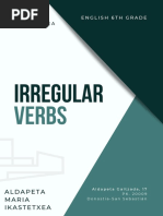 Irregular Verbs List PDF