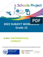 2022 Gr12 Maths Literacy Work