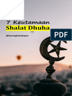 7 Keutamaan Shalat Dhuha