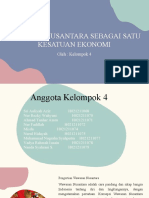 KLP 4 - Wawasan Nusantara Sebagai Kesatuan Ekonomi