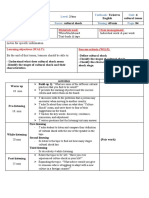 Lesson Plan For Teaching Listening