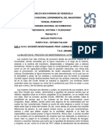 Ensayo La Mujer en El Proceso de Independencia Latinoamericana