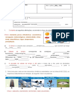 Teste 1 de Geografia