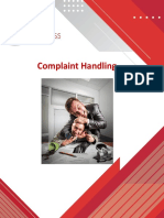 Outline - Complaint Handling
