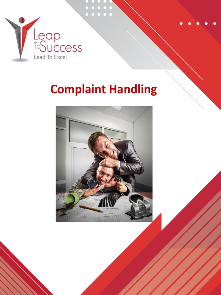 Customer Complaint Handling Workshop | PDF | Experience | Methodology