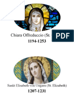 Lives of 3 Catholic female saints from the 12th-14th centuries