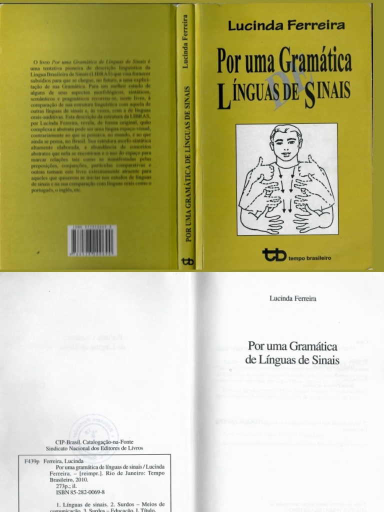Por Uma Gramática Da Língua De Sinais Pdf Pdf