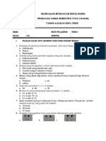 Soal Pas Tema 3