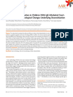 Oral Food Desensitization in Children With IgE-Med