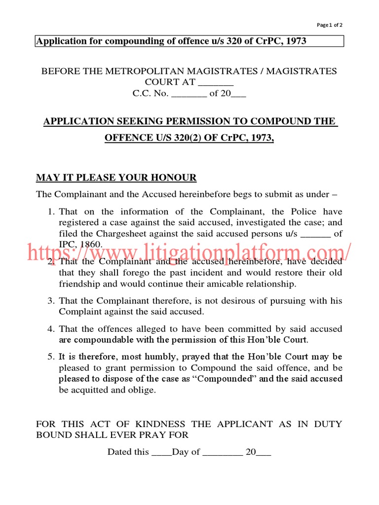 application-for-compounding-of-offence-u-s-320-of-crpc-1973-pdf