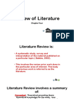 Chapter 4 Review of Literature