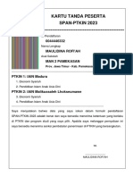 Kartu Peserta PDF