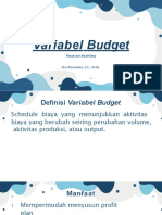Variabel Budget BLM Beres