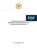 2017 - Pengujian Peraturan Perundang-Undangan Satu Atap Di MK PDF