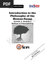 Intro. To Philosophy12 - q1 - Mod2 - Method of Philosophizing - v5