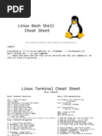 Linux Terminal Cheat Sheet