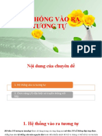 Chương 3 Hệ Thống vào ra tương tự