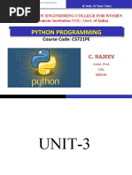 Unit-3 Python