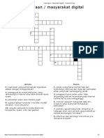 Kewargaan - Masyarakat Digital - Crossword Labs