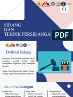 Teknik Persidangan DPM KM FKIP UNSRI