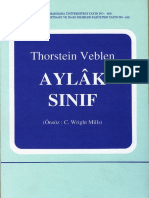 Aylak Sınıf-Thorstein Veblen