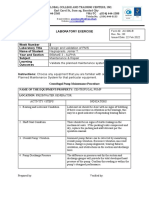 Wk2 Exercise Monitoring Form