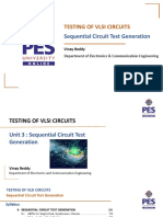 Testing of Vlsi Circuits: Sequential Circuit Test Generation
