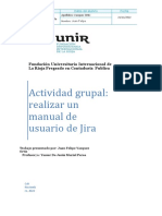 Actividad Grupal Realizar Un Manual de Usuario de Jira