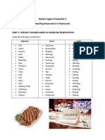 Meeting 4, RESTAURANT RESERVATION PDF