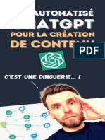 Automatiser ChatGPT Pour La Création de Contenu