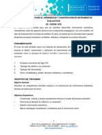 Curso evaluación instrumentos 20h