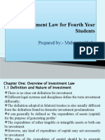 Investment Law Power Point