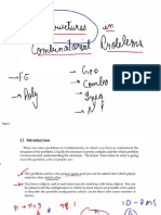 Combinatorics Problem Solving Session Notes 41 Pages