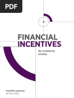 Financial Incentives Scientific Summary - tcm18 105468