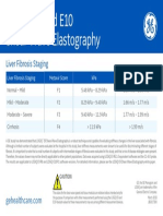 LOGIQ E9E10 - Liver Fibrosis Staging Chart - v2 Global Approved PDF