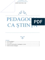 Pedagogie Ca Stiinta 2019