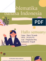  Problematika Bahasa Indonesia